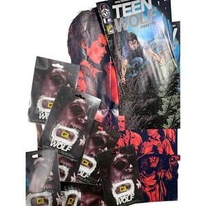 Teen Wolf MTV SDCC Comic Con Bundle Comic, Poster & Werewolf Fangs Lot